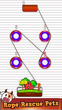 Rope Rescue Pets-Zipline Uniqu - Screenshot 1