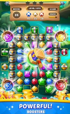 Jewels Planet - Match 3 Games - Screenshot 1