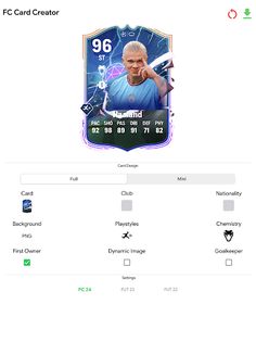 FC 24 Card Creator - Screenshot 4