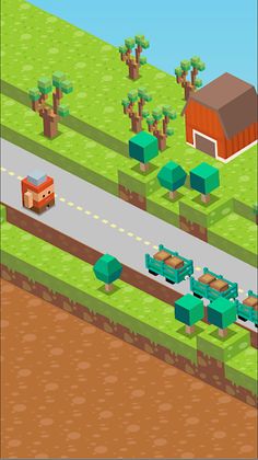 Blocky Road:Traffic Race - Screenshot 2