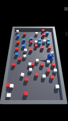 Red, White And Blue Blocks - Screenshot 2