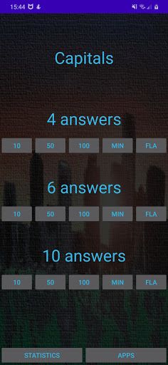 Capital Quiz all countries - c - Screenshot 1