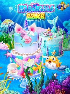 Unicorn Mermaid Cake - Screenshot 1