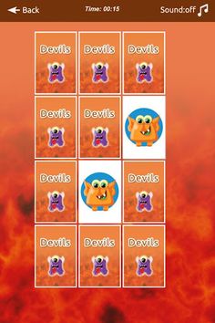 Devils Memory Match - Screenshot 3