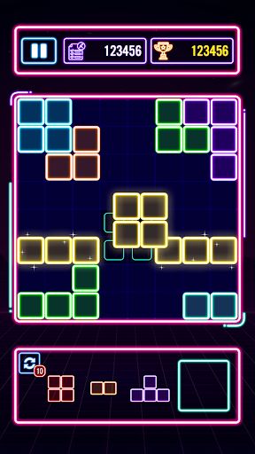 Block Neon Master: Puzzle Game - Screenshot 2