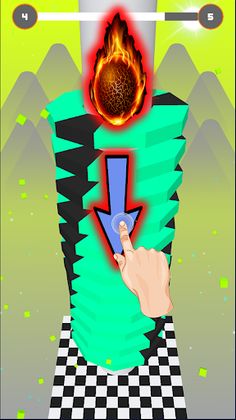 Stuck ball jump drop - Screenshot 2