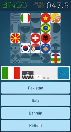 Flag Bingo - Random Flag Quiz - Screenshot 2