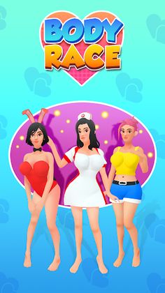 Body Race - Girlfriend Running - Screenshot 1