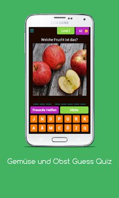 Gemüse und Obst Guess Quiz - Screenshot 2
