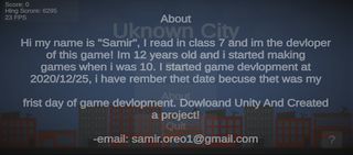 Unknown City - Screenshot 1