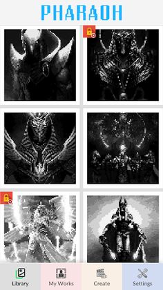 Pharaoh Coloring Book Art - Screenshot 1