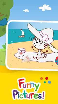 Kid-E-Cats Kids Colour Book - Screenshot 2