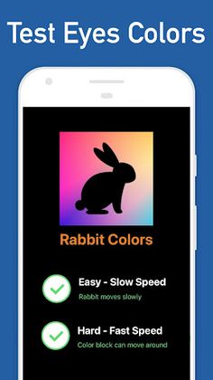 Rabbit Colors: Test eyes speed - Screenshot 2
