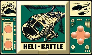 Heli Battle(80s Handheld Game) - Screenshot 2