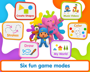 Pocoyo Colors:  Fun drawings! - Screenshot 1