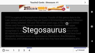Touchx2 Cards : Dinosaurs - Screenshot 3