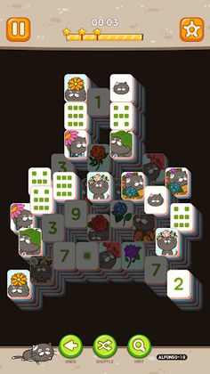 Mahjong Cat Solitaire - Screenshot 3