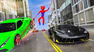 StickMan Rope Hero Spider Game - Screenshot 1