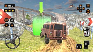 Offroad Jeep Car Parking Games - Screenshot 1