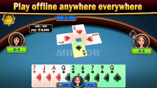 Spades classic card offline - Screenshot 3