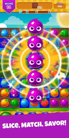 Juicy Smash Fruit: 3 Match - Screenshot 2