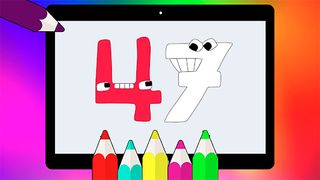 Number lore coloring book - Screenshot 2