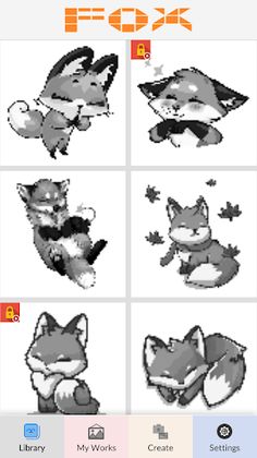 Fox Coloring Book Art - Screenshot 1