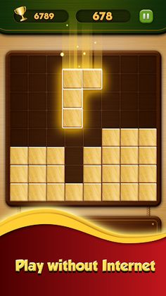 Block Puzzle Wood Classic 1010 - Screenshot 1