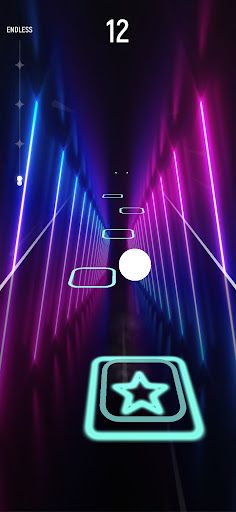 BTS Tiles Hop K-POP Neon Army - Screenshot 4