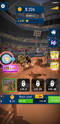 Idle Derby: Horse Tycoon Saga - Screenshot 1