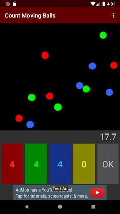 Count Moving Balls - Screenshot 1