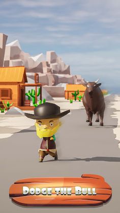 Cowboy Runner Mexico - Screenshot 1