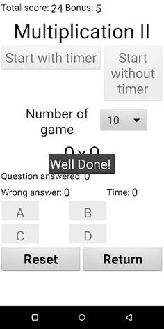 Multiplication for kids - Screenshot 2