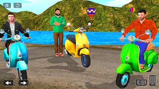 Indian Bike Games 3D Scooty - Screenshot 2
