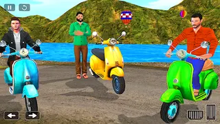 Indian Bike Games 3D Scooty - Screenshot 2