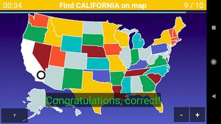 US Map Quiz - 50 States Quiz - - Screenshot 2