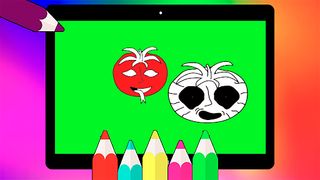 Mr Tomatos coloring game - Screenshot 1