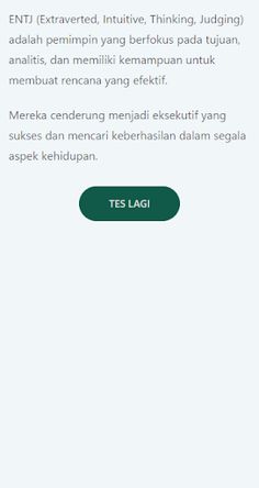 Tes Kepribadian MBTI - Screenshot 4