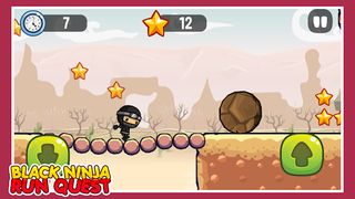 Black Ninja Run Quest - Screenshot 1