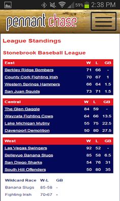 Pennant Chase - Baseball Sim - Screenshot 3