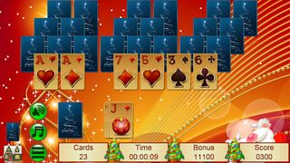 Xmas TriPeaks, card solitaire - Screenshot 3