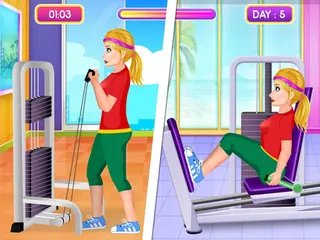 Gym Workout Games for Girls - Screenshot 3