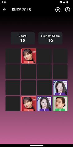 SUZY(수지) 2048 Game - Screenshot 4