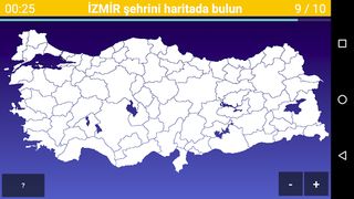 Harita Oyunu: Türkiye - Şehir  - Screenshot 1