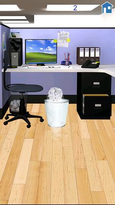 Basketball Paper Office - Screenshot 1