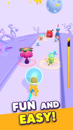 Bungee Space - Funny Runner - Screenshot 1
