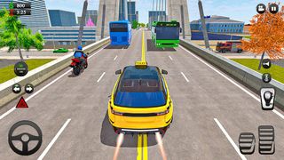Modern Taxi Driver Car Games - Screenshot 1