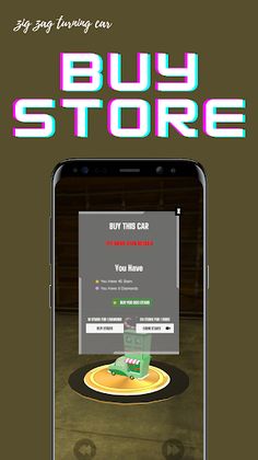 Zig Zag Turning Car - Screenshot 4