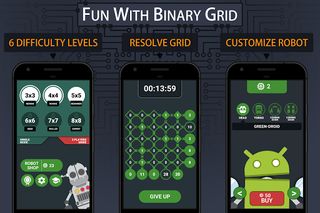 Binary Grid - Brain Math Game - Screenshot 1