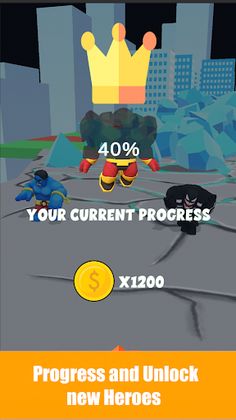 Superhero Fight Green Hero Run - Screenshot 3